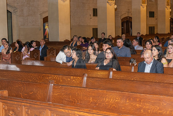 Gustavo and Lupe wedding ceremony at San Vincent Catholic Church
