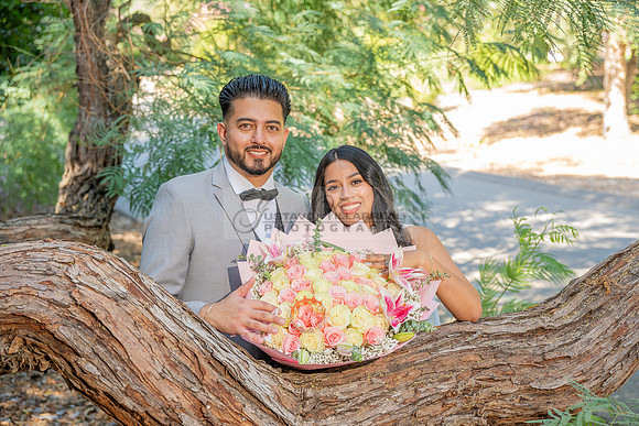 Erick and Yomira wedding, engagement photos at Los Angeles Arboretum & Botanic Garden in Arcadia Ca, images by Gustavo Villarreal Photography, 323-633-8283, www.gvphotoandvideo.com