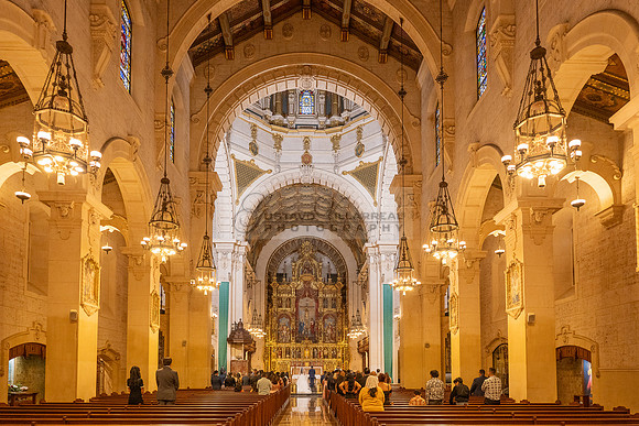 Gustavo and Lupe wedding ceremony at San Vincent Catholic Church