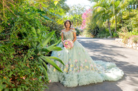 Emma Gutierrez quinceanera photo shoot, videos at South Coast Bo