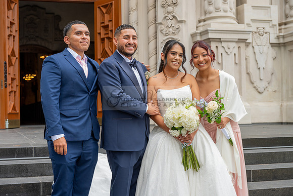 Gustavo and Lupe wedding ceremony at San Vincent Catholic Church
