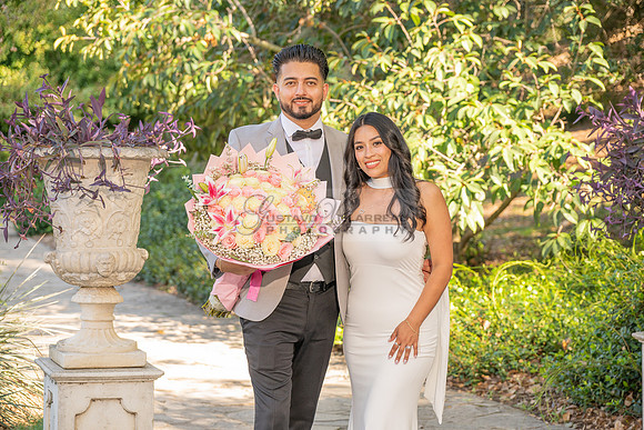Erick and Yomira wedding, engagement photos at Los Angeles Arboretum & Botanic Garden in Arcadia Ca, images by Gustavo Villarreal Photography, 323-633-8283, www.gvphotoandvideo.com