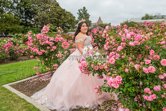 Guadalupe quinceanera photo session at Expo Center, Exposition Park Rose Garden in Los Angeles Ca by Gustavo Villarreal Photography, 323-633-8283, www.gvphotoandvideo.com