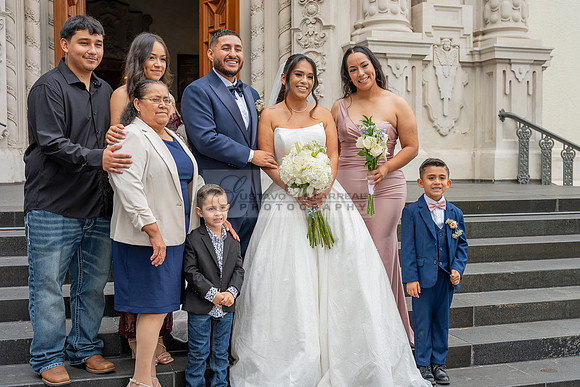 Gustavo and Lupe wedding ceremony at San Vincent Catholic Church