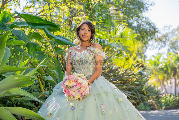 Emma Gutierrez quinceanera photo shoot, videos at South Coast Bo