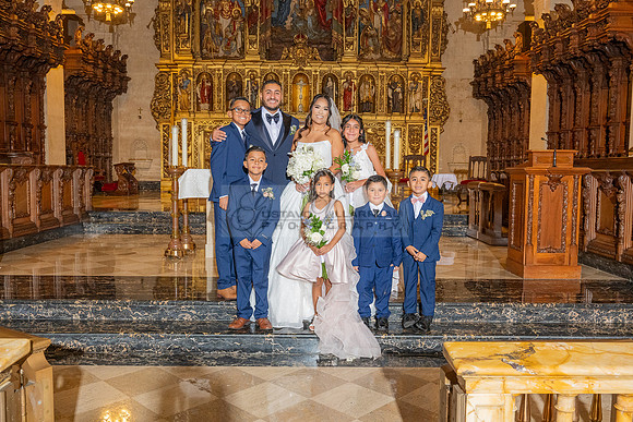 LINK #1-Gustavo and Lupe wedding ceremony at San Vincent Catholic Church in Los Angeles, reception at Blomgren Ranch in Santa Clarita Ca, photography and videography by Gustavo Villarreal, 323-633-828