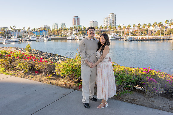 Christopher and Andrea engagement, wedding, photos at Lions Lighthouse in Long Beach California, photographs, images by Gustavo Villarreal photography, 323-633-8283, www.gvphotoandvideo.com