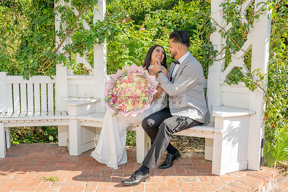 Erick and Yomira wedding, engagement photos at Los Angeles Arboretum & Botanic Garden in Arcadia Ca, images by Gustavo Villarreal Photography, 323-633-8283, www.gvphotoandvideo.com
