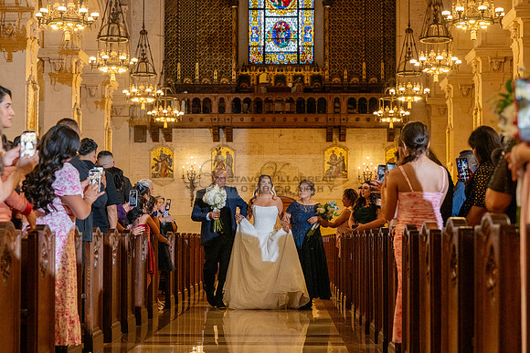 Gustavo and Lupe wedding ceremony at San Vincent Catholic Church