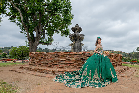Quinceaneras photoshoot, photographer, videographer at San Luis Rey Mission in Oceanside Ca. 323-633-8283 www.gvphotoandvideo.com