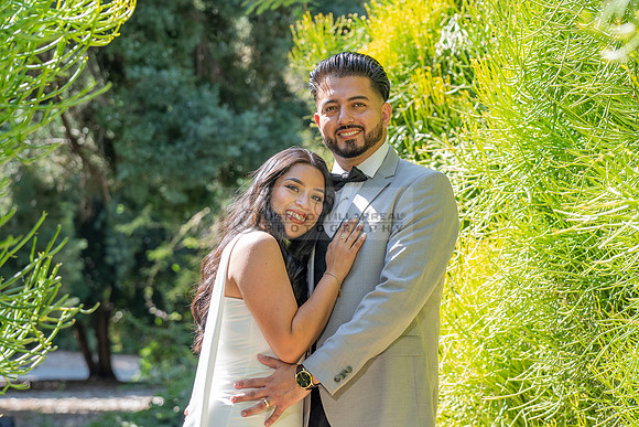 Erick and Yomira wedding, engagement photos at Los Angeles Arbor