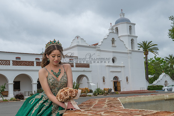 Quinceaneras photoshoot, photographer, videographer at San Luis Rey Mission in Oceanside Ca. 323-633-8283 www.gvphotoandvideo.com