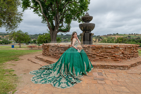 Quinceaneras photoshoot, photographer, videographer at San Luis Rey Mission in Oceanside Ca. 323-633-8283 www.gvphotoandvideo.com