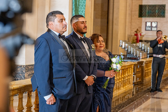 Gustavo and Lupe wedding ceremony at San Vincent Catholic Church