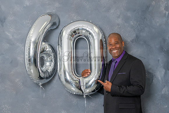 Darron Cunningham 60th Birthday photo session in the studio in Whittier Ca by Gustavo Villarreal Photography, 323-633-8283, www.gvphotoandvideo.com
