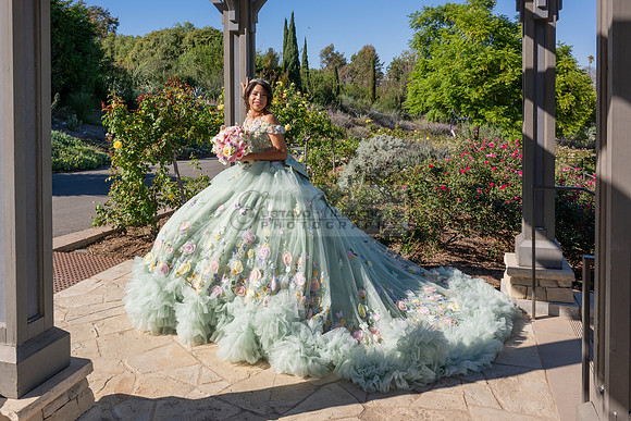 Emma Gutierrez quinceanera photo shoot, videos at South Coast Bo