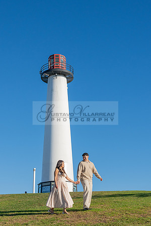 Christopher and Andrea engagement, wedding, photos at Lions Lighthouse in Long Beach California, photographs, images by Gustavo Villarreal photography, 323-633-8283, www.gvphotoandvideo.com