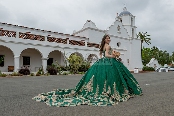 Quinceaneras photoshoot, photographer, videographer at San Luis Rey Mission in Oceanside Ca. 323-633-8283 www.gvphotoandvideo.com