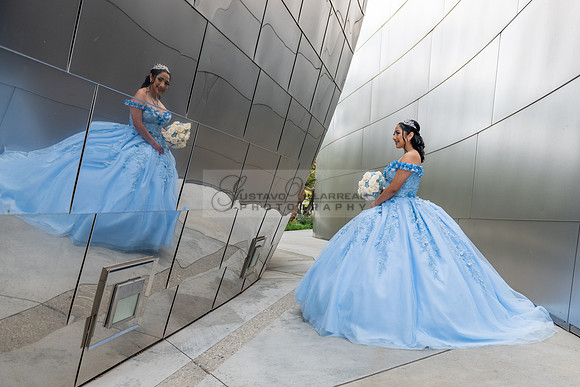 Ximena Citlali quinceanera photoshoot at Walt Disney Concert Hall in Los Angeles Ca. #quinceaneras, #gvphotoandvideo 323-633-8283