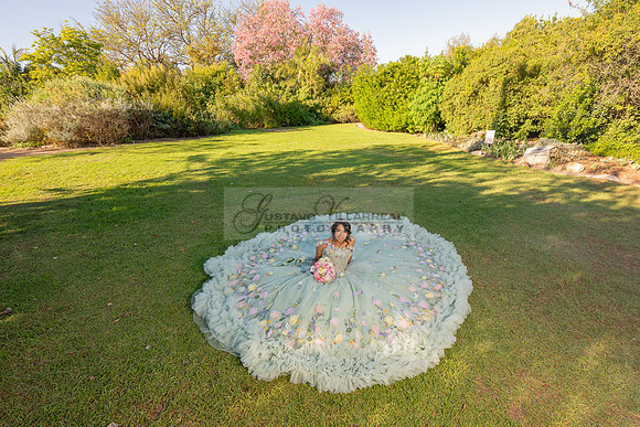 Emma Gutierrez quinceanera photo shoot, videos at South Coast Botanic Garden in Palos Verdes States Ca by Gustavo Villarreal Photography, 323-633-8283, www.gvphotoandvideo.com