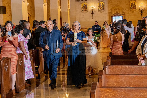 Gustavo and Lupe wedding ceremony at San Vincent Catholic Church