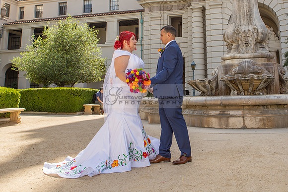Reyna and Rene wedding celebration, reception, photographer, videographer at Pasadena city hall in Pasadena Ca, Gustavo Villarreal Photography, 323-633-8283, www.gvphotoandvideo.com