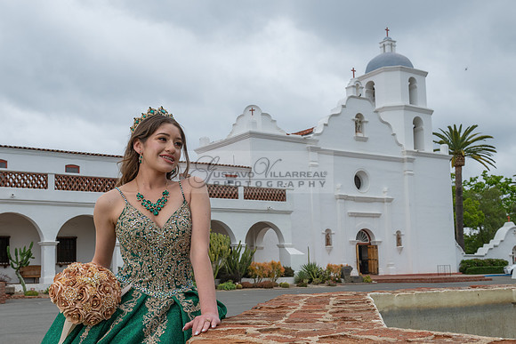 Quinceaneras photoshoot, photographer, videographer at San Luis Rey Mission in Oceanside Ca. 323-633-8283 www.gvphotoandvideo.com