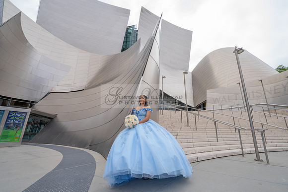 Ximena Citlali quinceanera photoshoot at Walt Disney Concert Hall in Los Angeles Ca. #quinceaneras, #gvphotoandvideo 323-633-8283