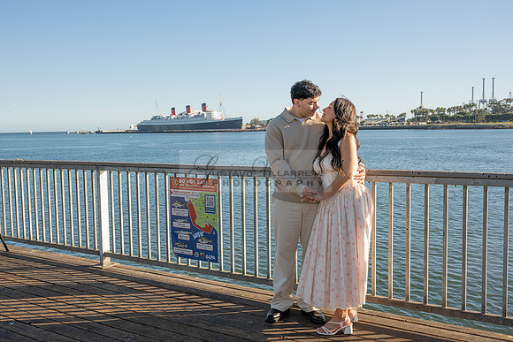 Christopher and Andrea engagement, wedding, photos at Lions Lighthouse in Long Beach California, photographs, images by Gustavo Villarreal photography, 323-633-8283, www.gvphotoandvideo.com