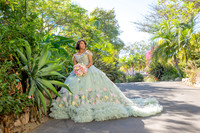 Emma Gutierrez quinceanera photo shoot, videos at South Coast Bo
