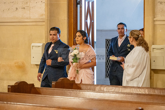 Gustavo and Lupe wedding ceremony at San Vincent Catholic Church
