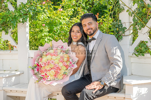 Erick and Yomira wedding, engagement photos at Los Angeles Arboretum & Botanic Garden in Arcadia Ca, images by Gustavo Villarreal Photography, 323-633-8283, www.gvphotoandvideo.com