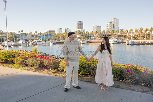Christopher and Andrea engagement, wedding, photos at Lions Lighthouse in Long Beach California, photographs, images by Gustavo Villarreal photography, 323-633-8283, www.gvphotoandvideo.com