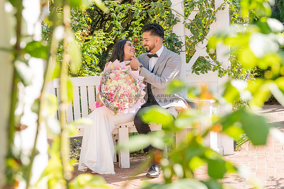 Erick and Yomira wedding, engagement photos at Los Angeles Arboretum & Botanic Garden in Arcadia Ca, images by Gustavo Villarreal Photography, 323-633-8283, www.gvphotoandvideo.com