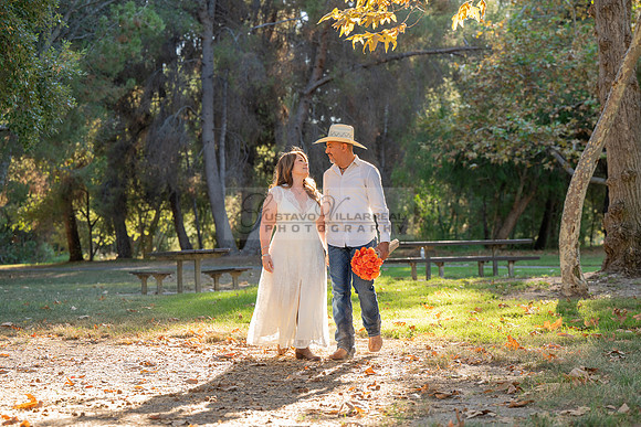 Angelica and Luis Engagement photos, weddings, family portraits at Yorba Regional Park in Anaheim California by Gustavo Villarreal Photography, videographer, 323-633-8283, www.gvphotoandvideo.com