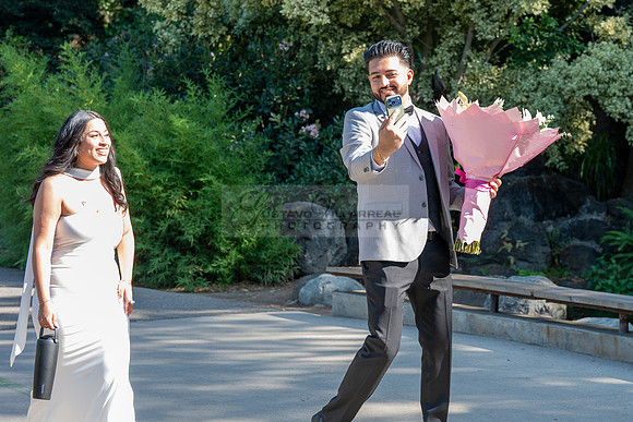 Erick and Yomira wedding, engagement photos at Los Angeles Arboretum & Botanic Garden in Arcadia Ca, images by Gustavo Villarreal Photography, 323-633-8283, www.gvphotoandvideo.com