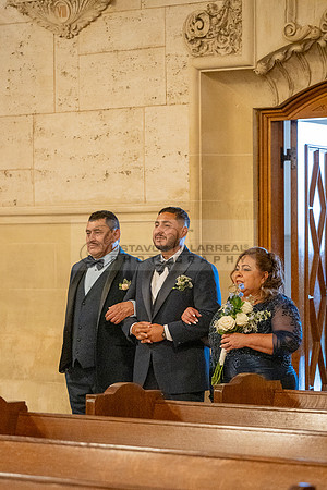 Gustavo and Lupe wedding ceremony at San Vincent Catholic Church