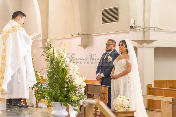 Thalial and Francisco wedding reception at La Mirada Golf course in