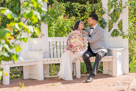Erick and Yomira wedding, engagement photos at Los Angeles Arboretum & Botanic Garden in Arcadia Ca, images by Gustavo Villarreal Photography, 323-633-8283, www.gvphotoandvideo.com