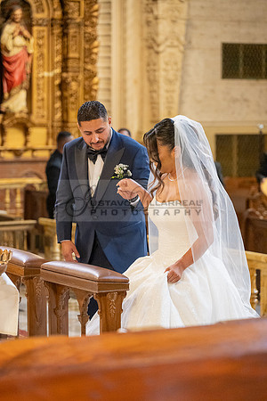 Gustavo and Lupe wedding ceremony at San Vincent Catholic Church