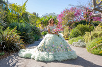 Emma Gutierrez quinceanera photo shoot, videos at South Coast Bo