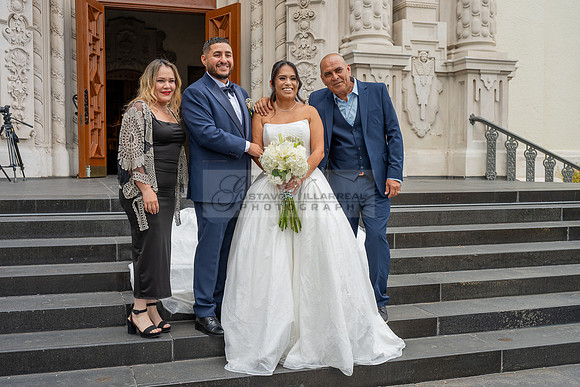 Gustavo and Lupe wedding ceremony at San Vincent Catholic Church