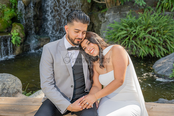 Erick and Yomira wedding, engagement photos at Los Angeles Arboretum & Botanic Garden in Arcadia Ca, images by Gustavo Villarreal Photography, 323-633-8283, www.gvphotoandvideo.com