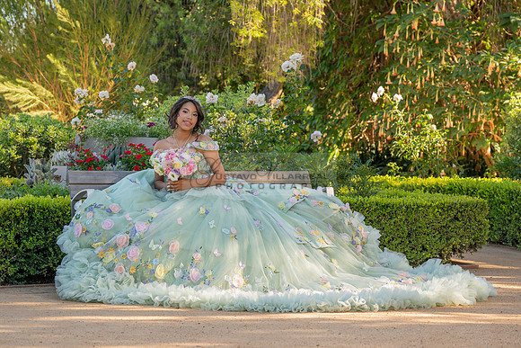 Emma Gutierrez quinceanera photo shoot, videos at South Coast Botanic Garden in Palos Verdes States Ca by Gustavo Villarreal Photography, 323-633-8283, www.gvphotoandvideo.com