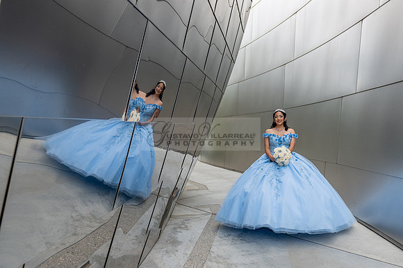 Ximena Citlali quinceanera photoshoot at Walt Disney Concert Hall in Los Angeles Ca. #quinceaneras, #gvphotoandvideo 323-633-8283