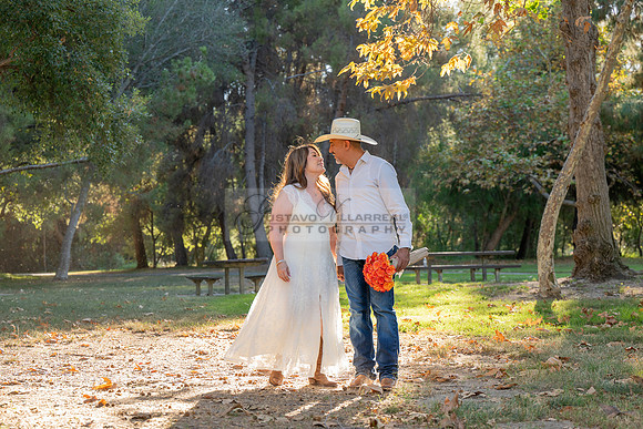 Angelica and Luis Engagement photos, weddings, family portraits at Yorba Regional Park in Anaheim California by Gustavo Villarreal Photography, videographer, 323-633-8283, www.gvphotoandvideo.com
