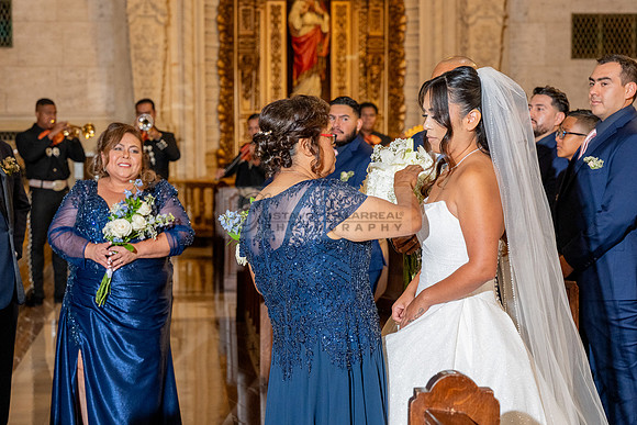 Gustavo and Lupe wedding ceremony at San Vincent Catholic Church