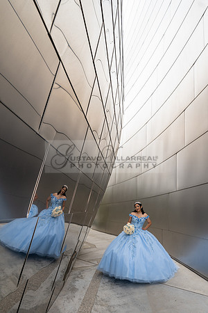 Ximena Citlali quinceanera photoshoot at Walt Disney Concert Hall in Los Angeles Ca. #quinceaneras, #gvphotoandvideo 323-633-8283