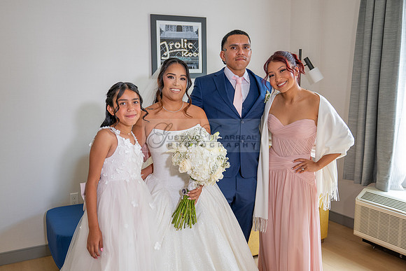 Gustavo and Lupe wedding ceremony at San Vincent Catholic Church