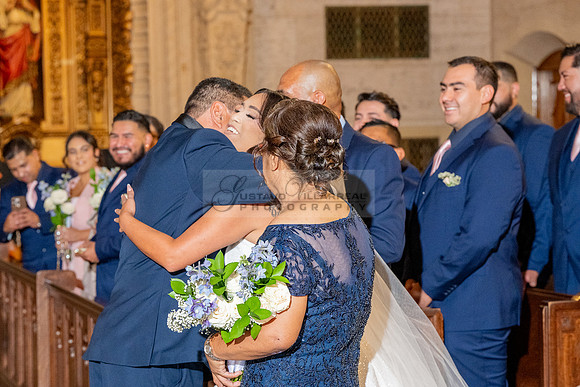 Gustavo and Lupe wedding ceremony at San Vincent Catholic Church